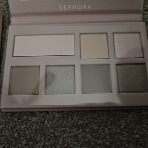 Sephora Gemstone Eyeshadow Palate and Butterfky Brush Set NEW